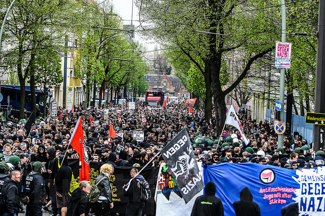 4.000 auf Antifa-Demo in Schöneweide